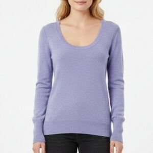 Raffi Pure Cashmere Lavender Women's Sweater Size S
